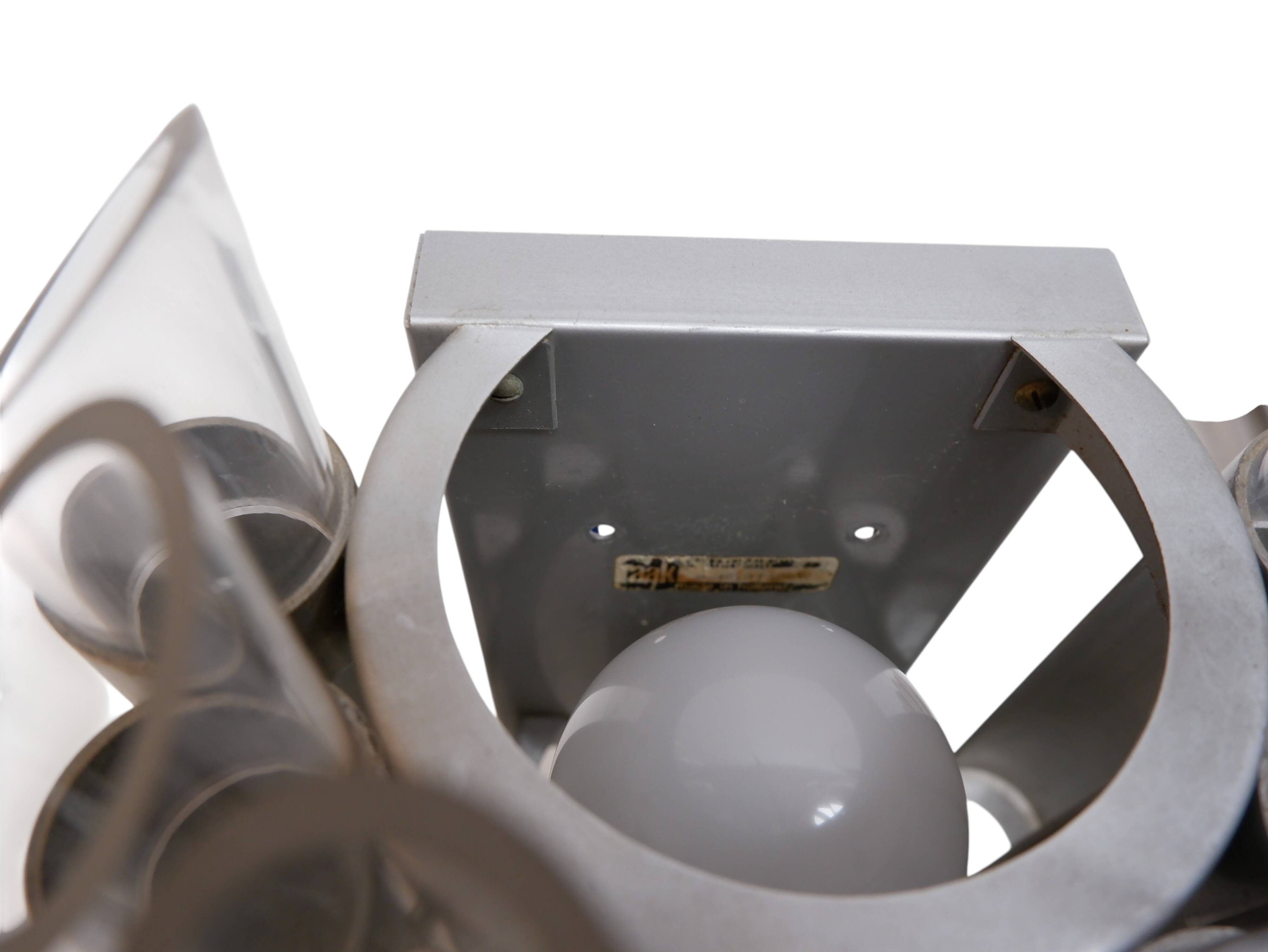 Set of 2 RAAK septiem wall lamps, 1960s