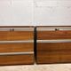 Set of 2 vintage archive drawers