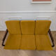 Vintage teak reupholstered Scandinavian canapé