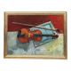 Marcel van den Plas (1939 - 2019). Nature morte au violon.