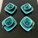 Set of 4 ceramic cups