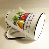 Retro style enamelled coffee maker