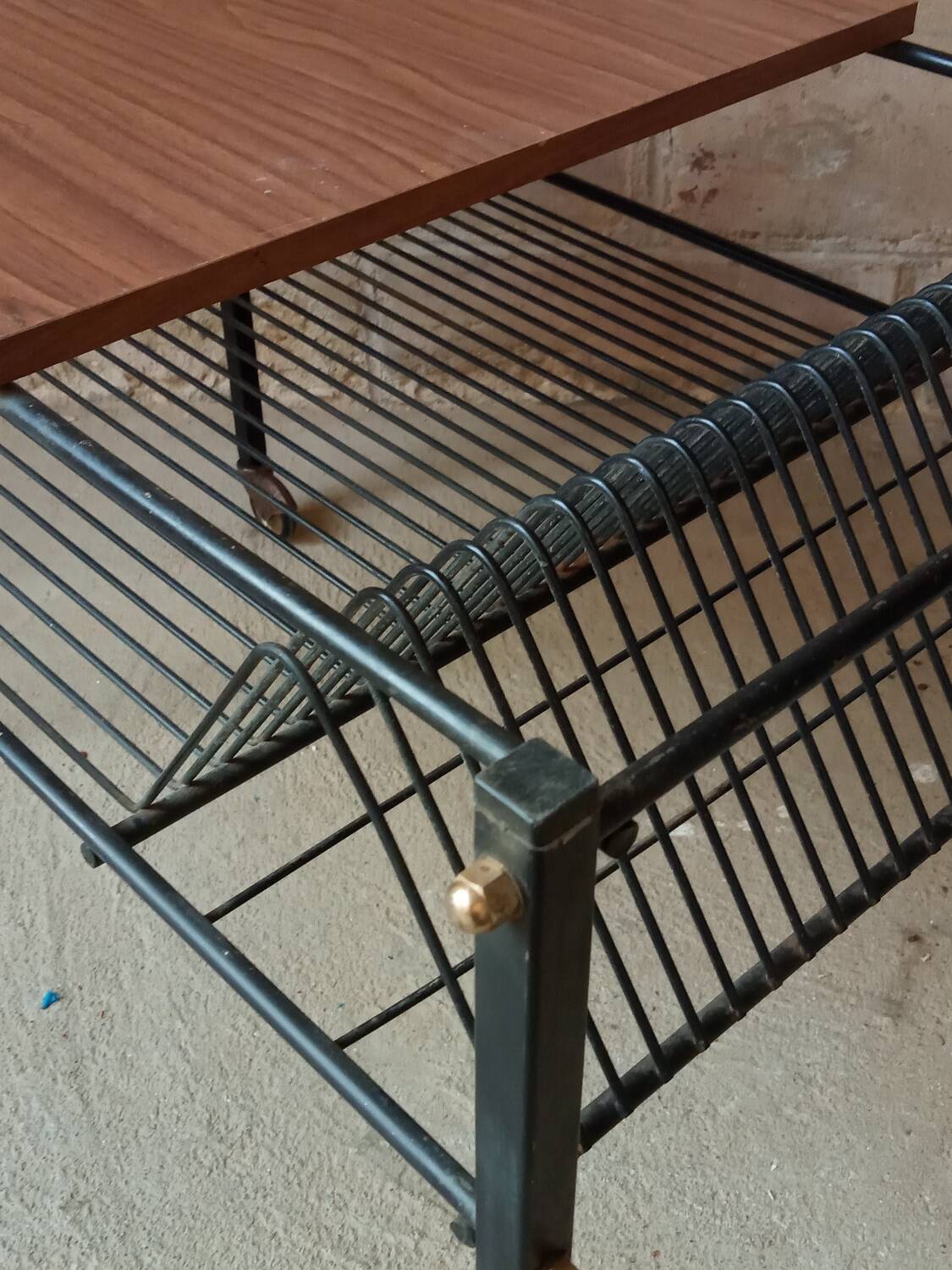 Vinyl and record player table