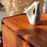 White Newton teak sideboard: large "Petersfield" sideboard.