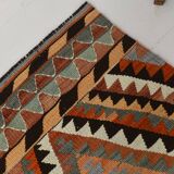 6x10 Soft Colors Anatolian Kilim,Geometric Style Vintage Rug,300x176Cm