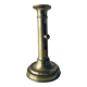 Antique golden brass candle holder