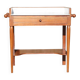 Wooden and marble dressing table