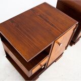 Art Deco bedside tables, Poland, 1940