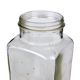 Glass candy jar