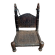 Traditional 19th-century tribal chair from the Swat Valley, North Pakistan