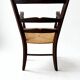 Vintage solid wood chair with a straw seat – Chic country style