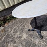 Bistro table with marble top