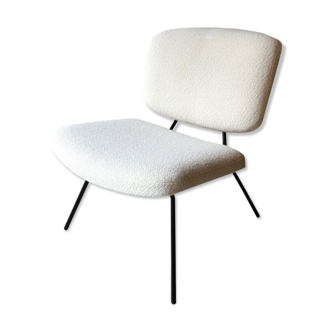 Pierre Paulin CM 190 armchair for Thonet with Lelièvre fabric