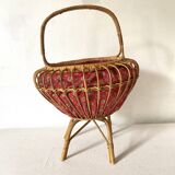 Rattan and Provencal fabric worker