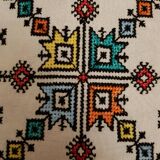 Moroccan embroidered cushion