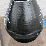 Ceramic vase attributed to Vallauris vintage 1960