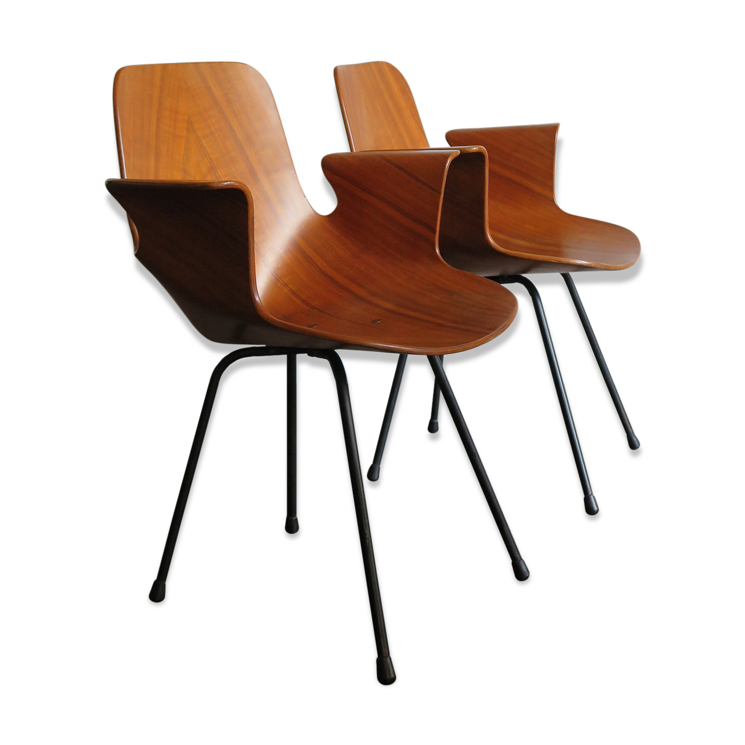 Chaises Vittorio Nobili pour Fratelli Tagliabue modèle Deadé années 1950
