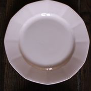 A set of 6 mismatched blue and pink floral dinner plates from Terre de Fer, Digoin.