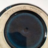 Vallauris style square cup and saucer