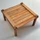 Architectural coffee table in ash 'Farmer', Gerd Lange, Bofinger