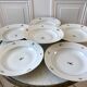 Lot de 6 assiettes creuses Made in France modèle déposé "Tchèques" années 50-60