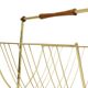Brass rosewood magazine rack design sixties