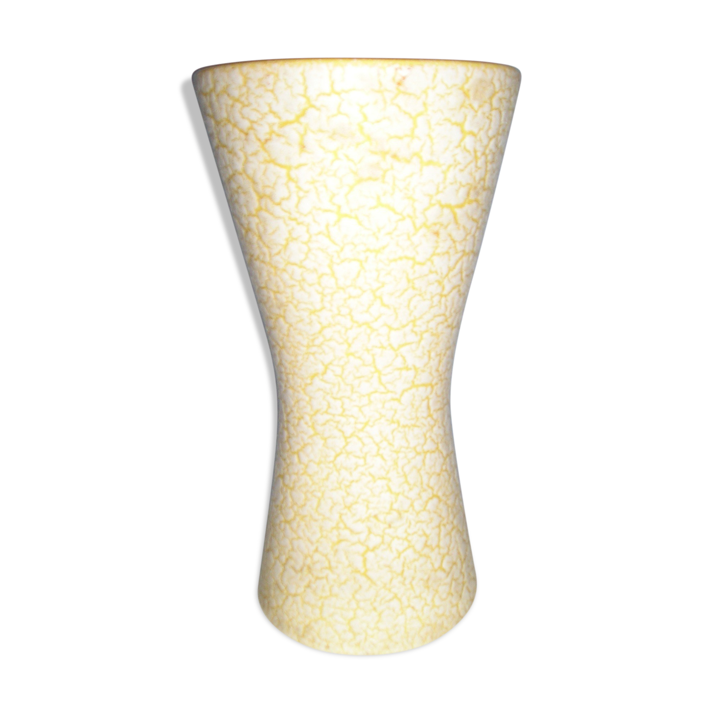 Vintage ceramic diabolo vase