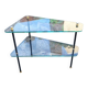 Table basse étagères présentoir