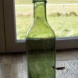 Bonbonne en verre soufflé verte