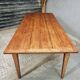 Antique dining table, rural oak table 90 x 200 cm
