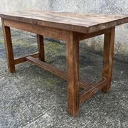 Table basse de ferme, chêne massif, vintage, début XXème s.