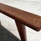 1970s, Danish highback armchair, furniture fabric, teak wood.