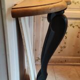 Solid oak style console to be fixed to the wall