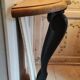Solid oak style console to be fixed to the wall