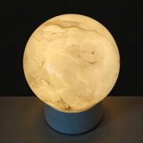 Vintage  Thabur Marble-Effect Globe Lamp – 1930-1950 - Netherlands