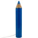 Michel Aroutcheff, postmodern blue Pencil table lamp, Ed. Vilac France 1980