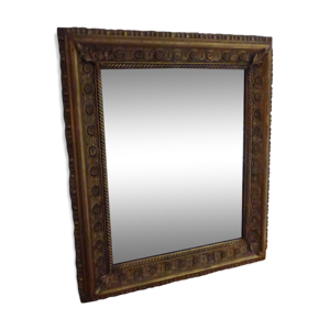miroir ancien doré 68x56cm