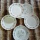 11 vintage dessert plates in Arcopal