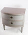 Commode gustavienne avec deux tiroirs en gris peints à partir de l’année 1890