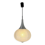 Vintage Iceglass Ceiling Lamp by Doria Leuchten