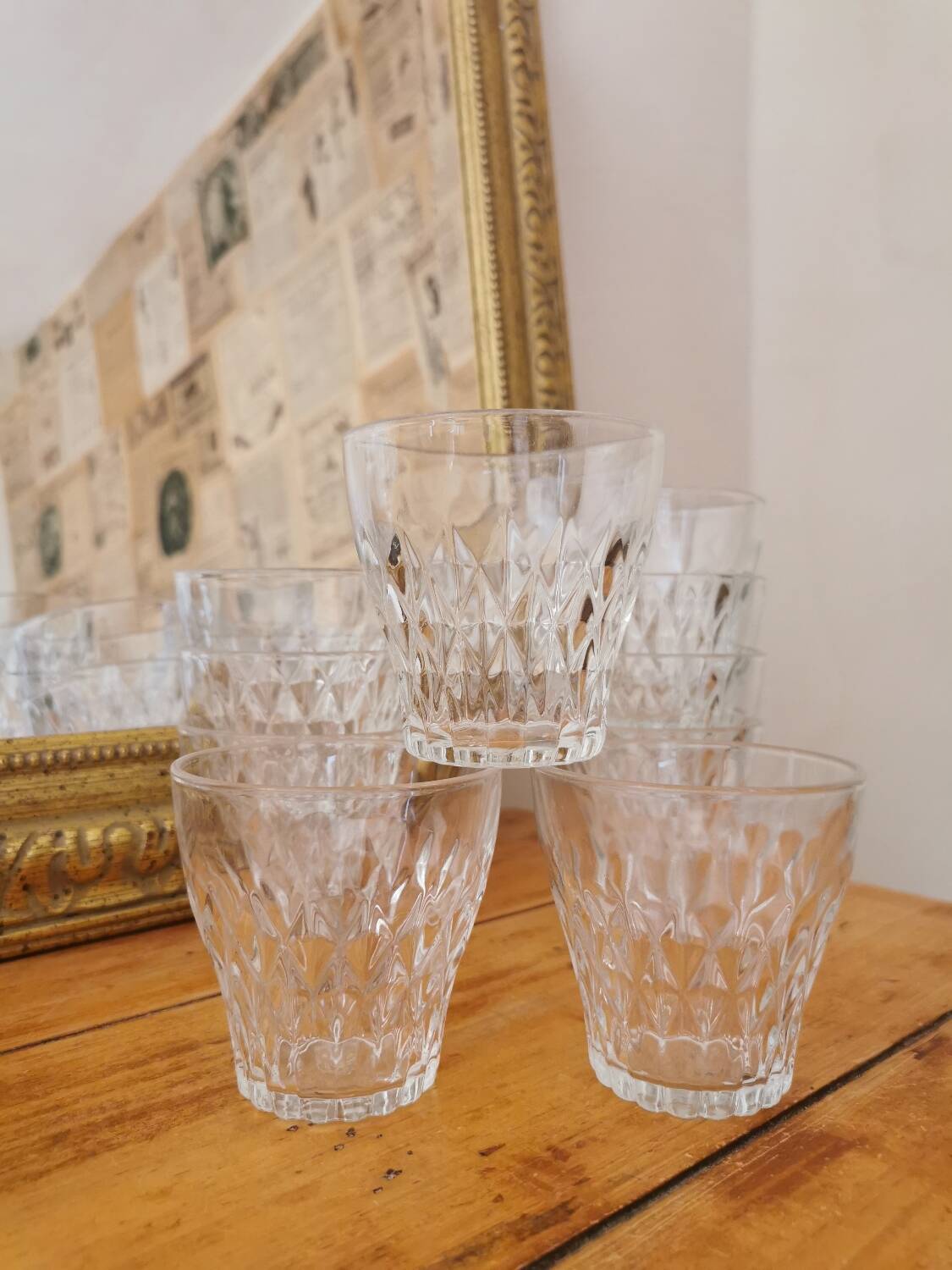 Vintage Vereco water glasses