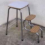 Formica stepladder stool 1970