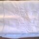 Drap vintage "au monogramme"