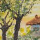 Yvonne Cheffer Delouis: Tea Time, original signed lithograph