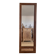 Grand miroir ancien en chêne massif brut et cannage 
