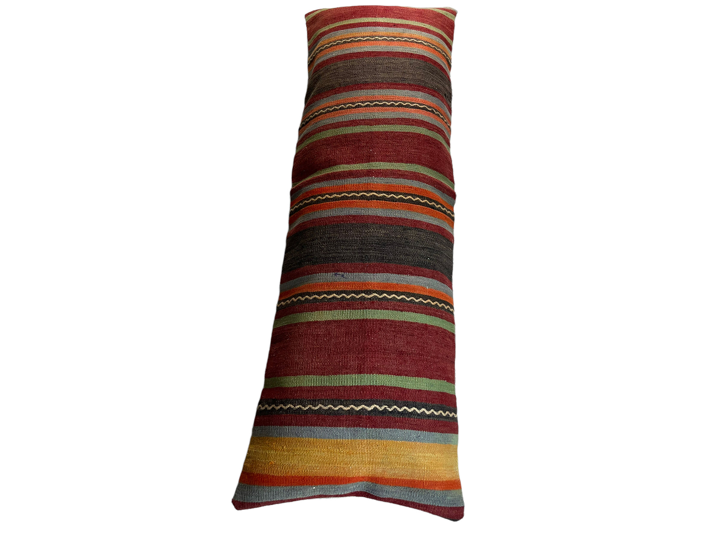 Vintage turkish kilim cushion cover , 120 x 40 cm