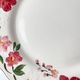 Set of 8 large porcelain plates Cameo Florals Malaysia 1970–90