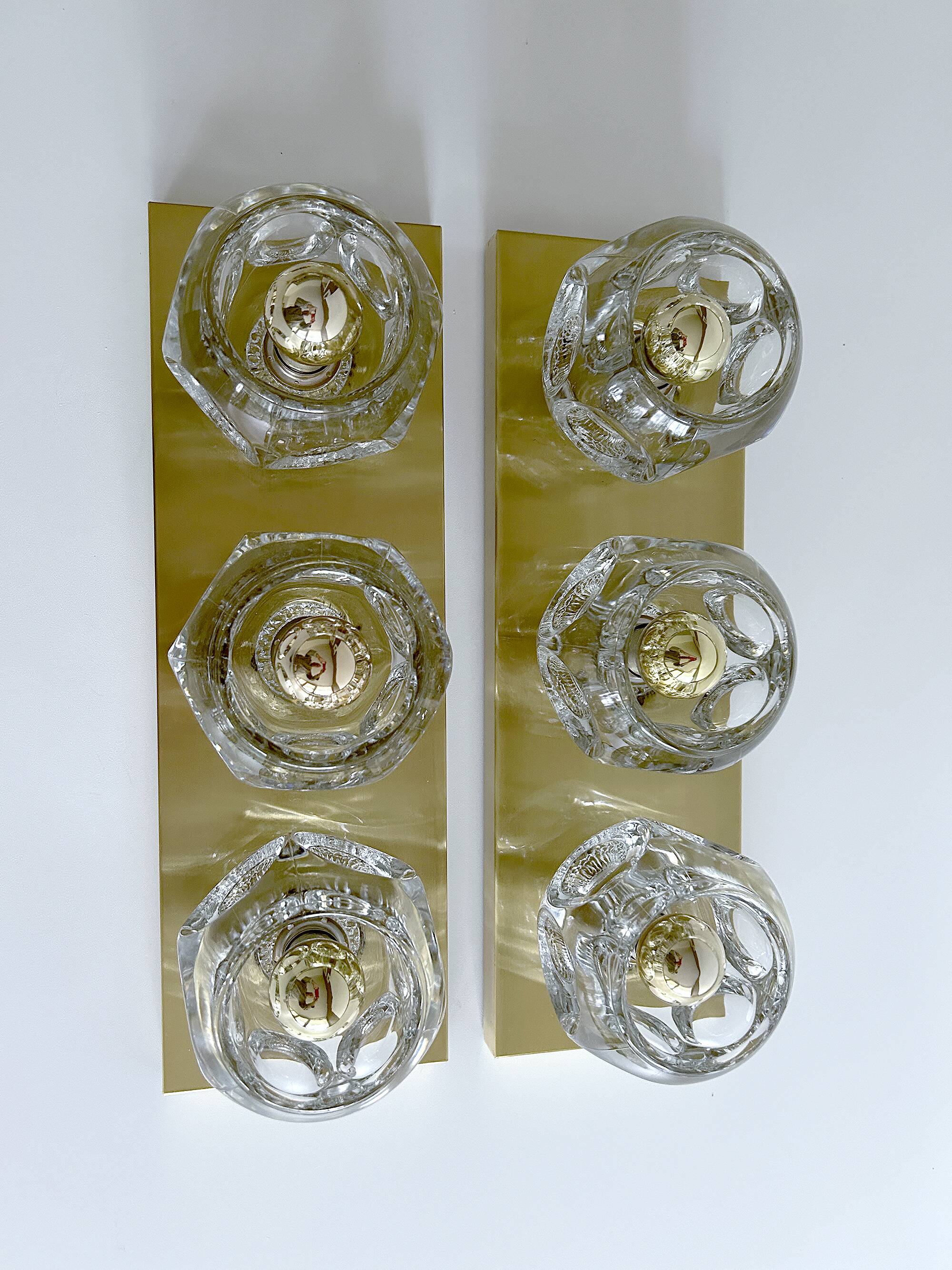 Pair Large Vintage Wall Lights