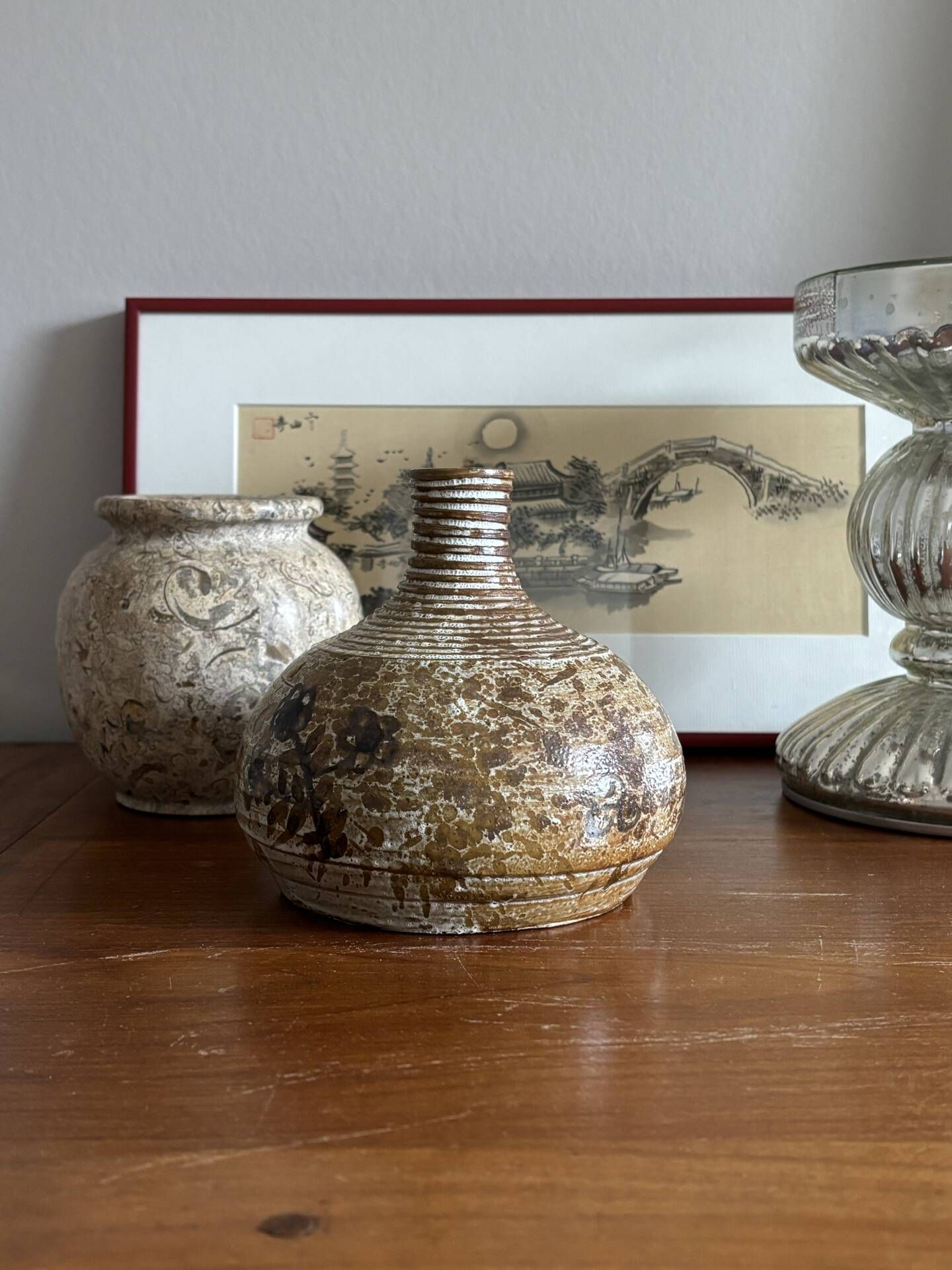 Vase boule en céramique 80’