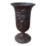 Art deco cast iron vase